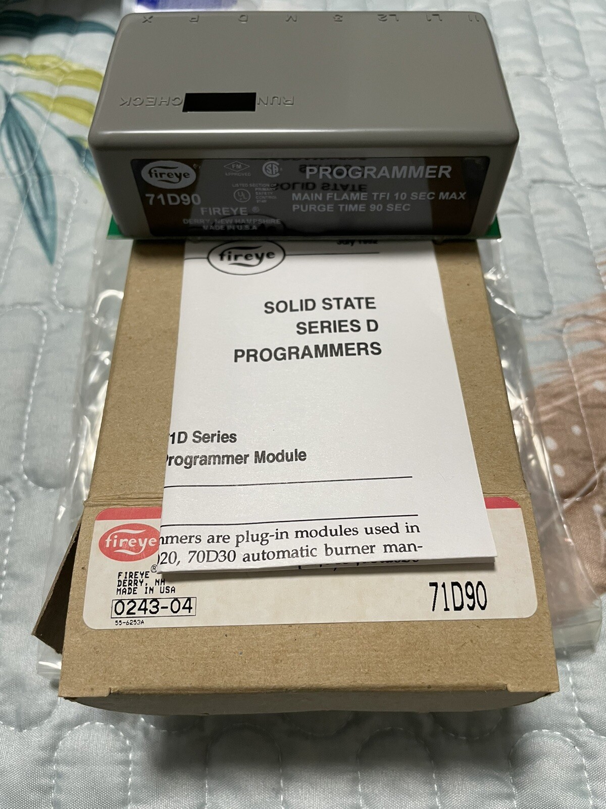 FIREYE 71D90 D-SERIES PROGRAMMER