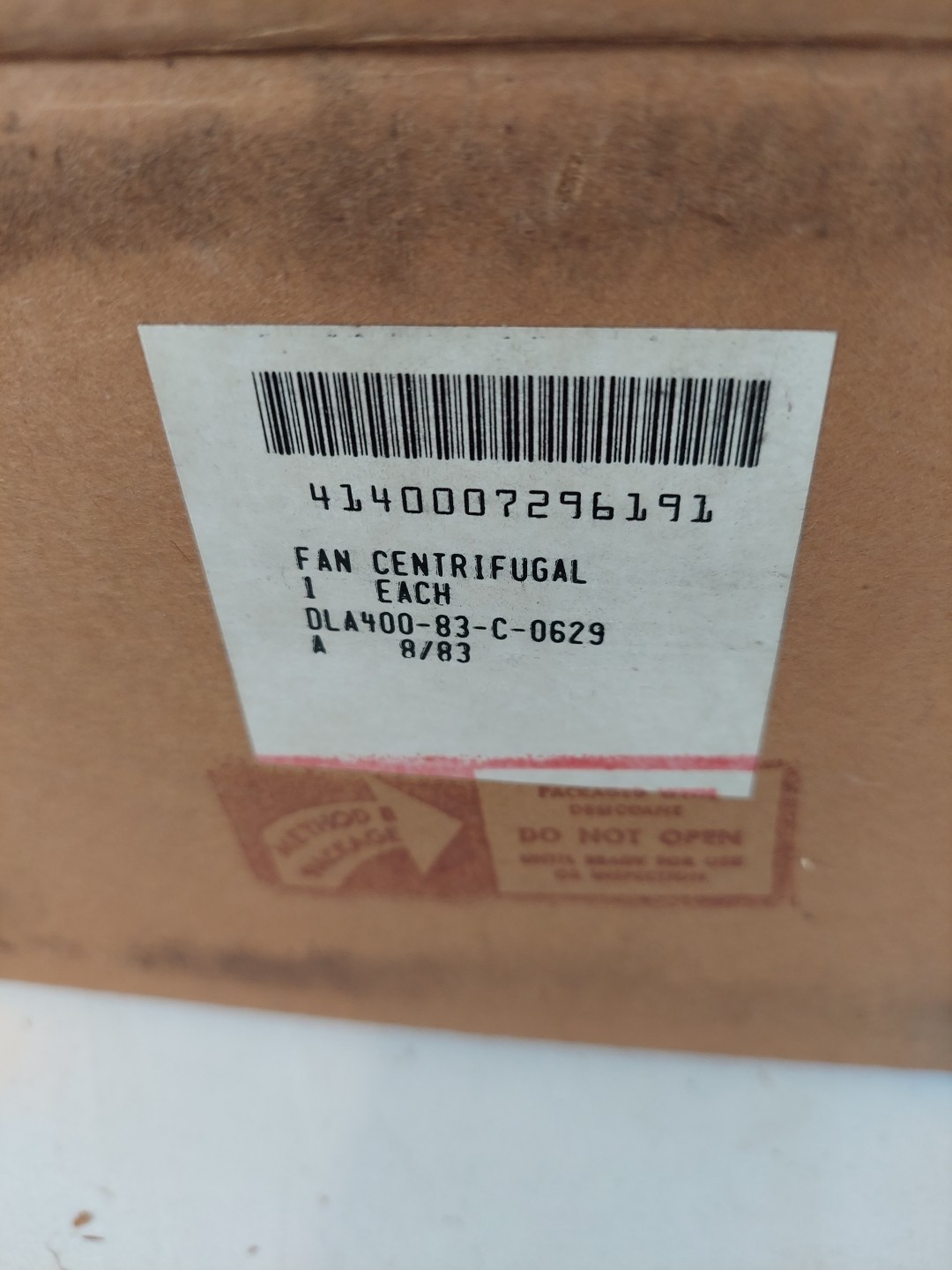 EG & G ROTRON Centrifugal Fan S. 331AF A0-26683 SM-C-345132 4140007296191