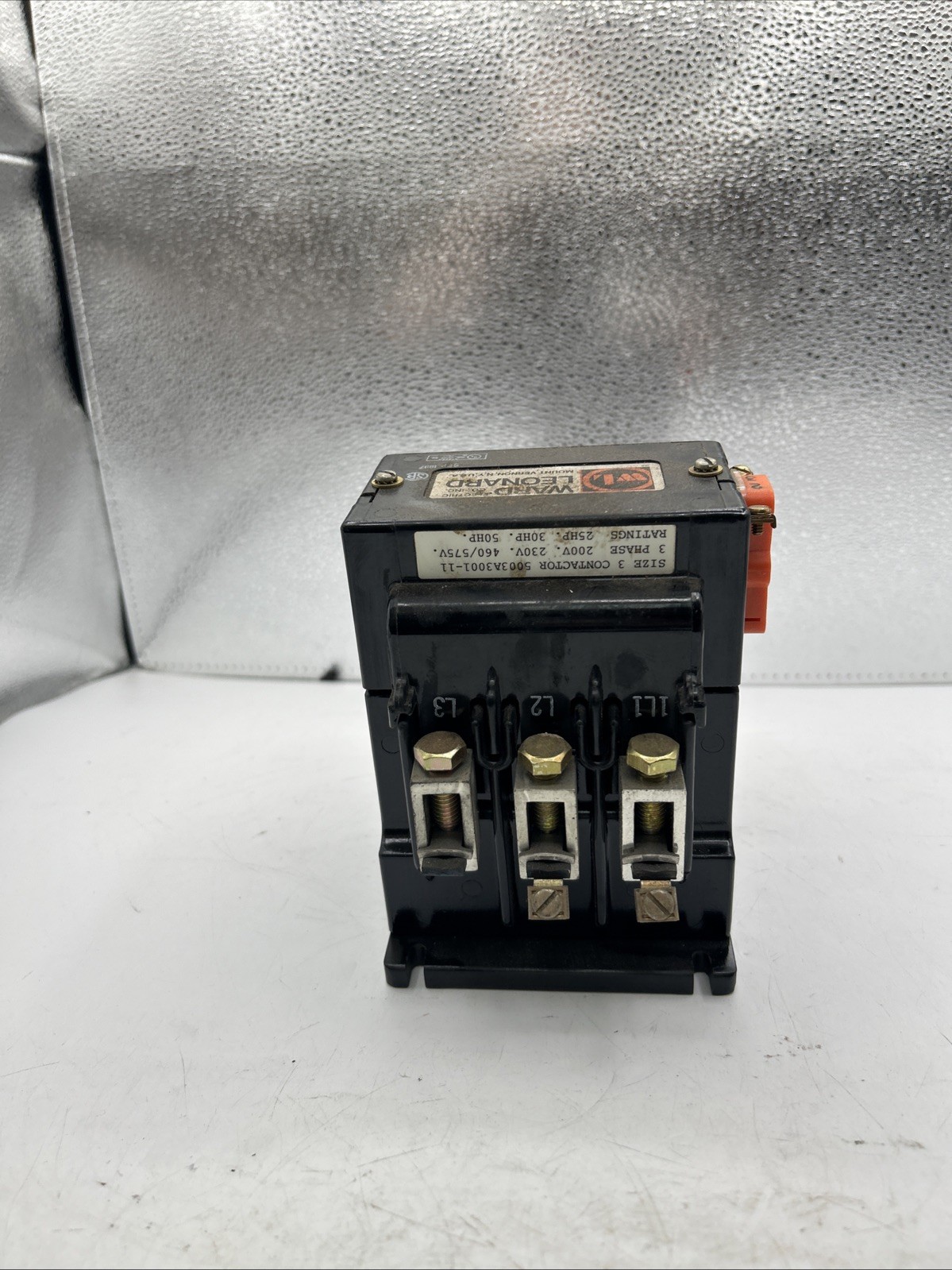 Ward Leonard 5003A3001-11 Contactor 5003A300111 See Pics