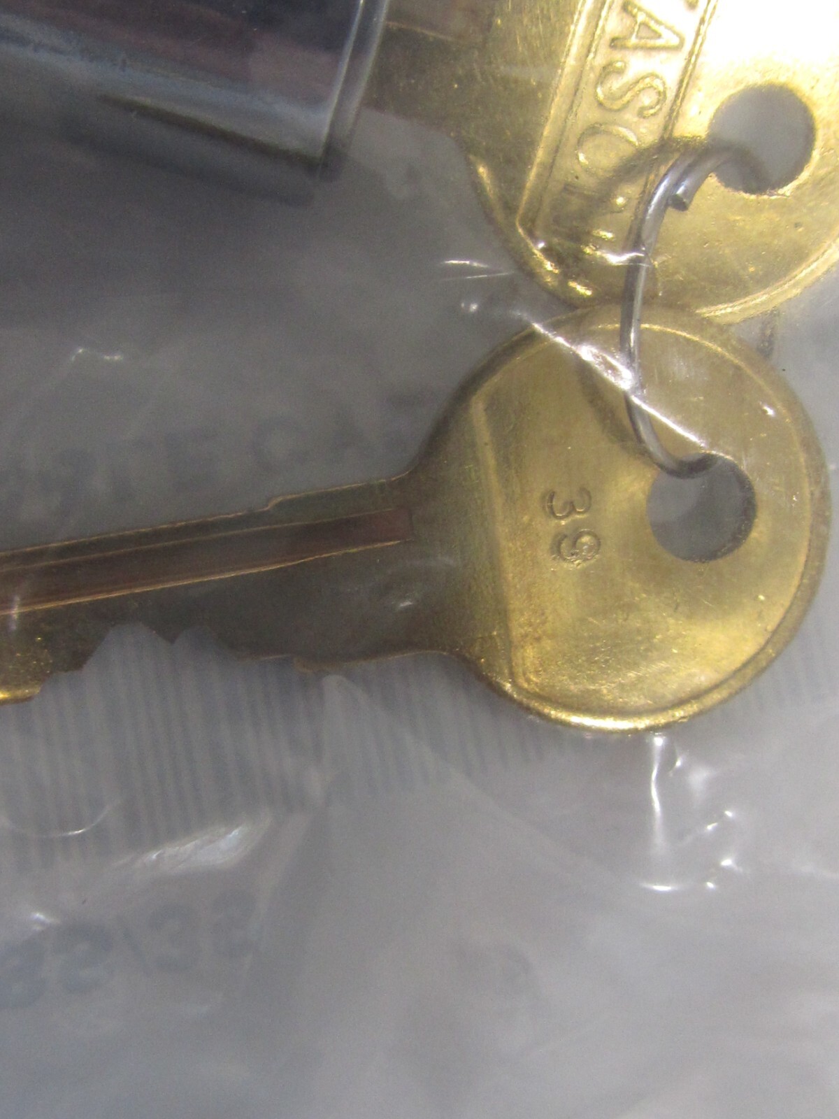 NEW GENUINE Kason 90060SS009039 Cylinder Locks w Keys Door Hardware #39 Keys
