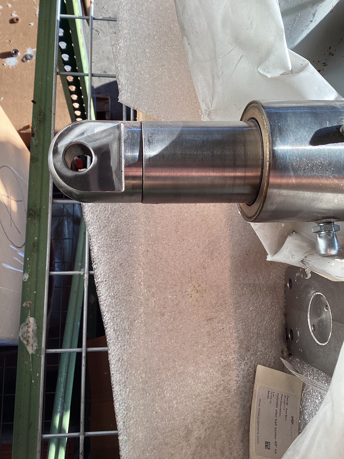 Joyce Dayton 2 Ton Electric Cylinder Ball Screw Stainless Steel