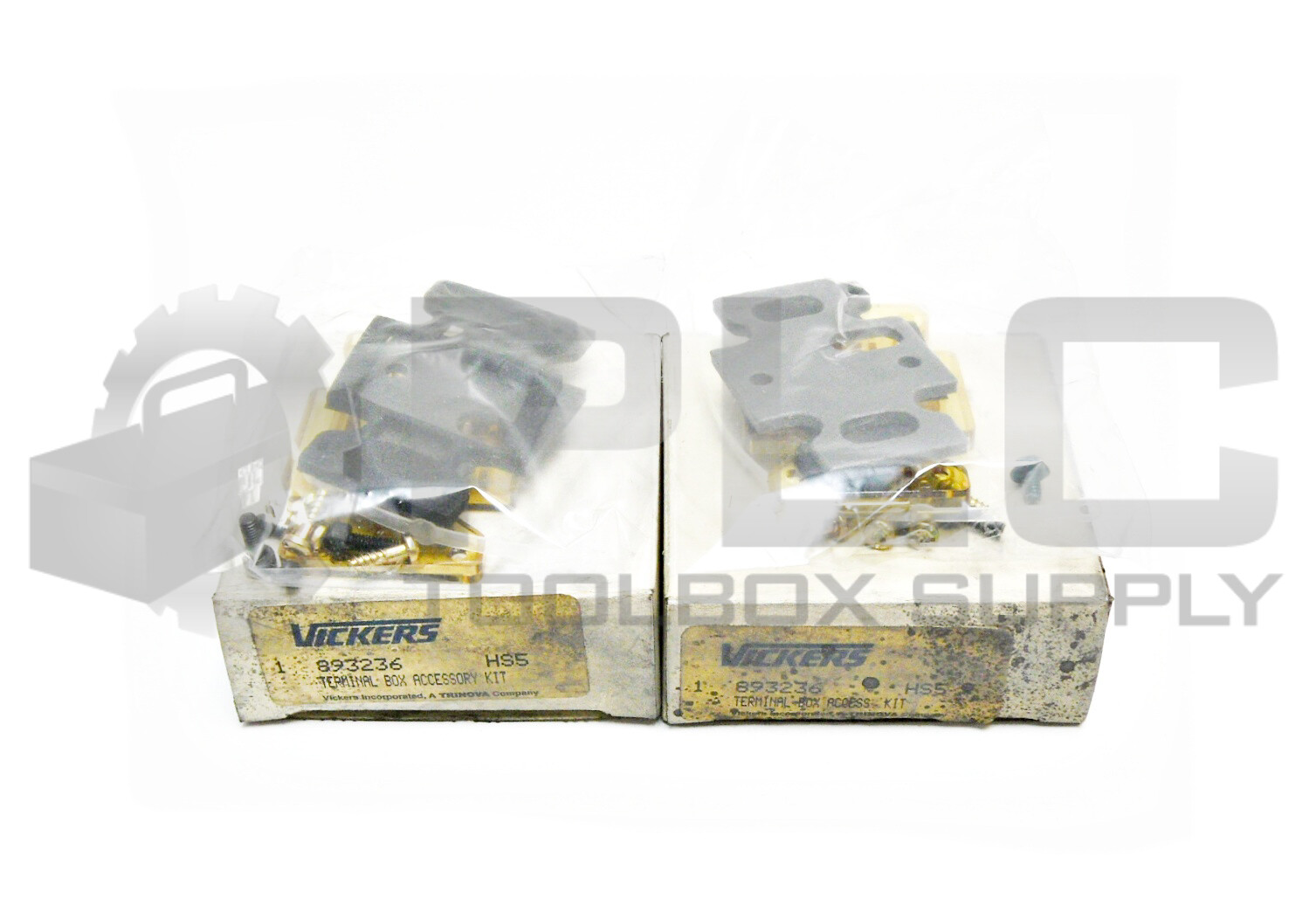 LOT OF 2 NEW VICKERS 893236 HS5 TERMINAL BLOCK ACCESSORY KIT