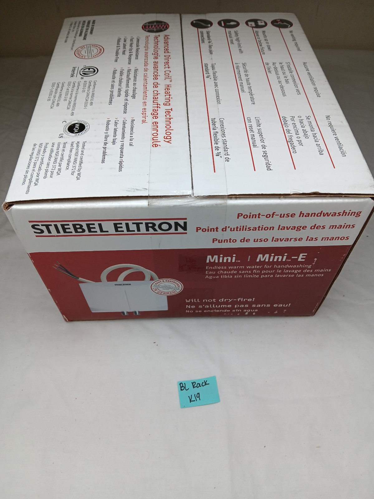 Stiebel Eltron 232099 Mini 3.5-1 Point-of-Use Tankless Electric Water Heater