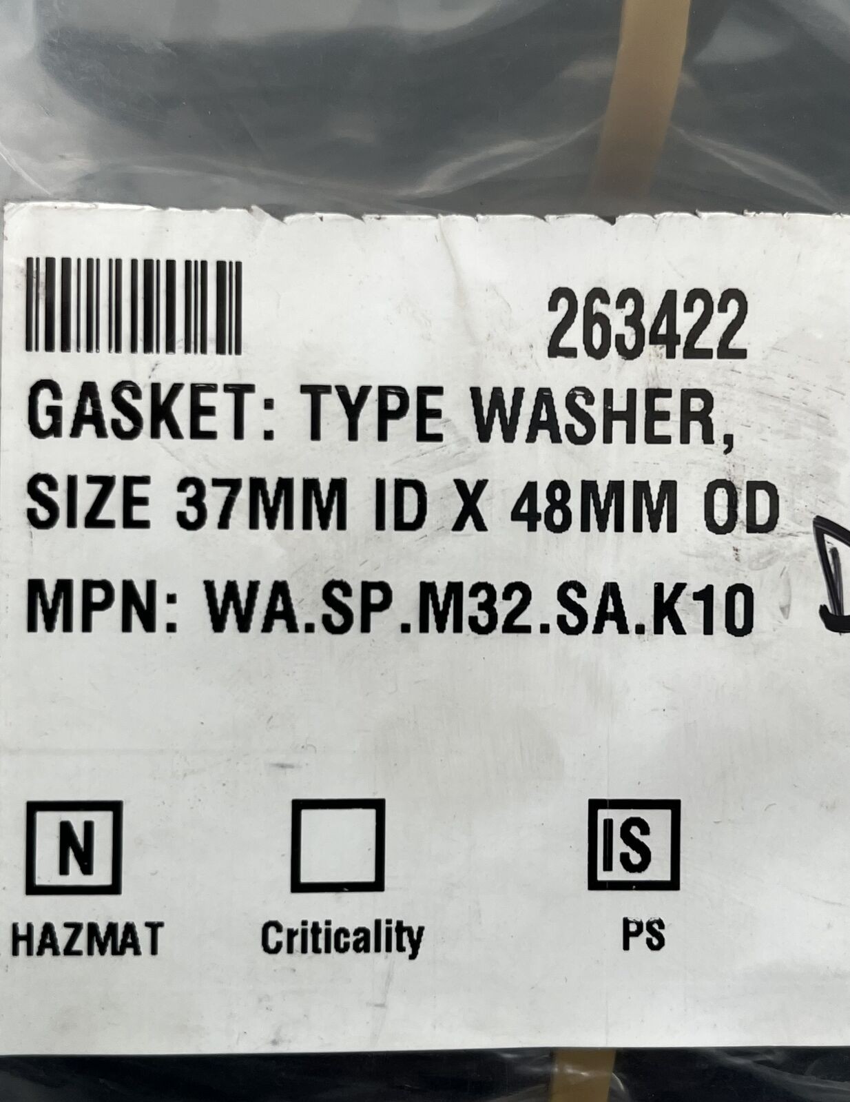Pepperl + Fuchs WA.SP.M32.SA.K10 Split Washer Gasket Santoprene M32 x10