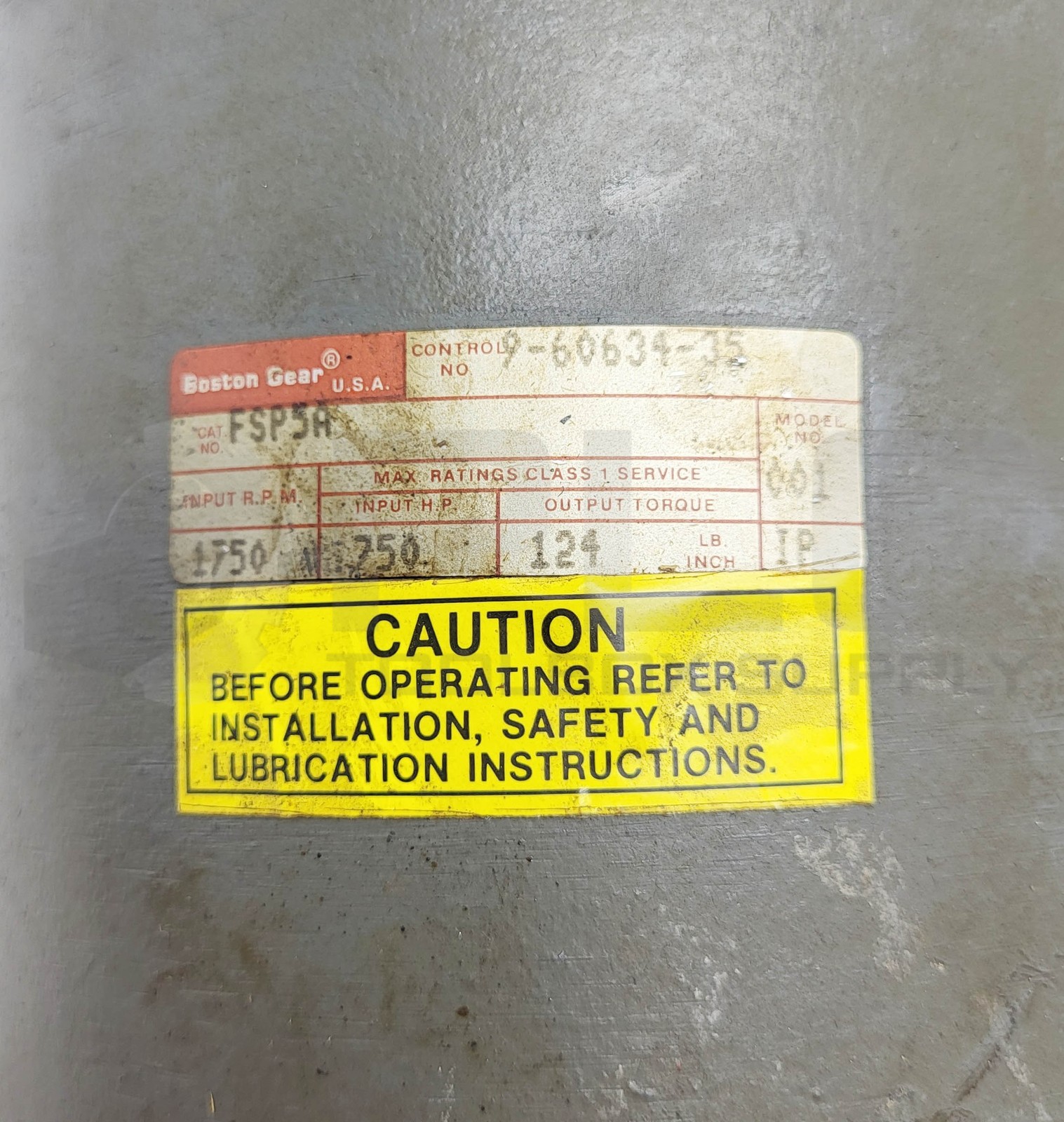 NEW BOSTON GEAR FSP5A GEAR REDUCER 1750RPM 750HP *READ*