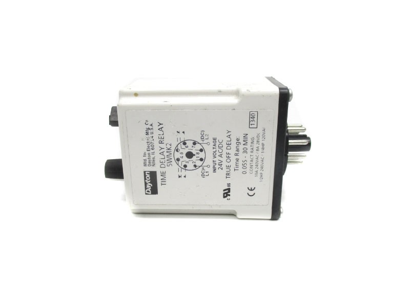 DAYTON 5WMK2 24VAC/DC 10A 0.05S-30MIN UNMP