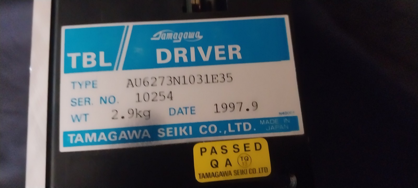 TAMAGAWA / AU6273N1031E35 / TBL DRIVER