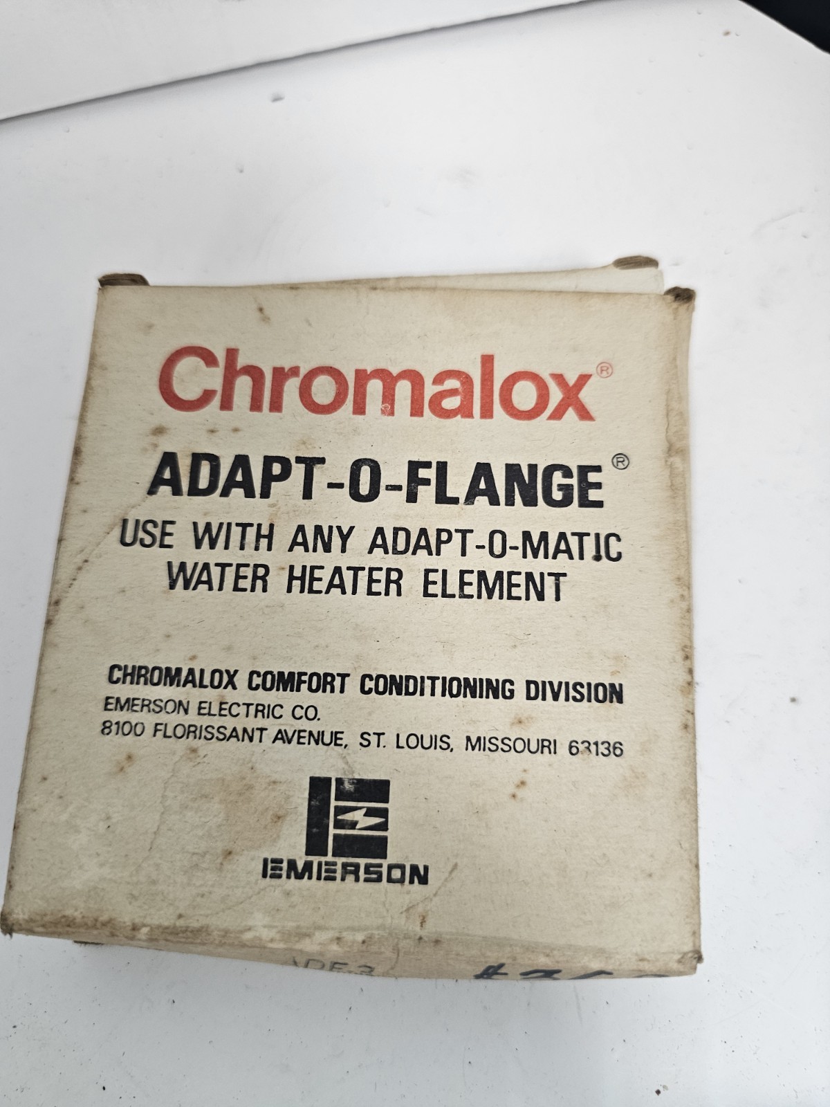 Chromalox, ADF-1, N-45-035, Adapt-O-Flange Water Heater