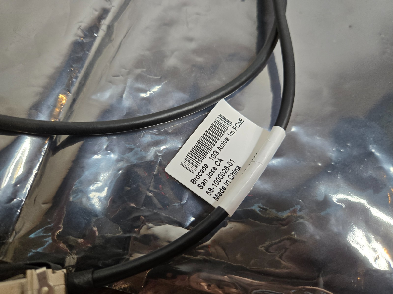 NEW Brocade 58-1000026-01 1m 10G Active Direct Attach SFP+ Copper Twinax Cable