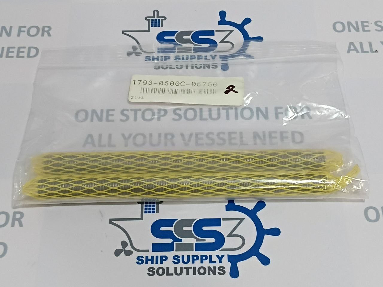 Stainless Steel Fully Threaded Studs 1793-0500C-06750 & 1793-0500C-03375 Stud