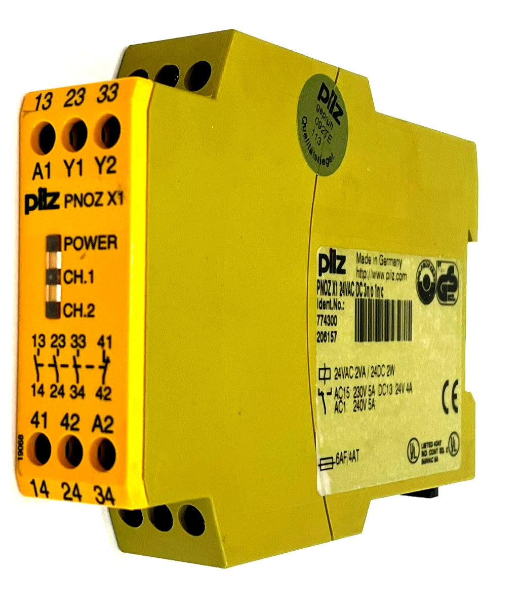 NEW PILZ PNOZ-X1-24VAC/DC-3N/O-1N/C SAFETY RELAY 774300 PNOZX124VACDC3NO1NC