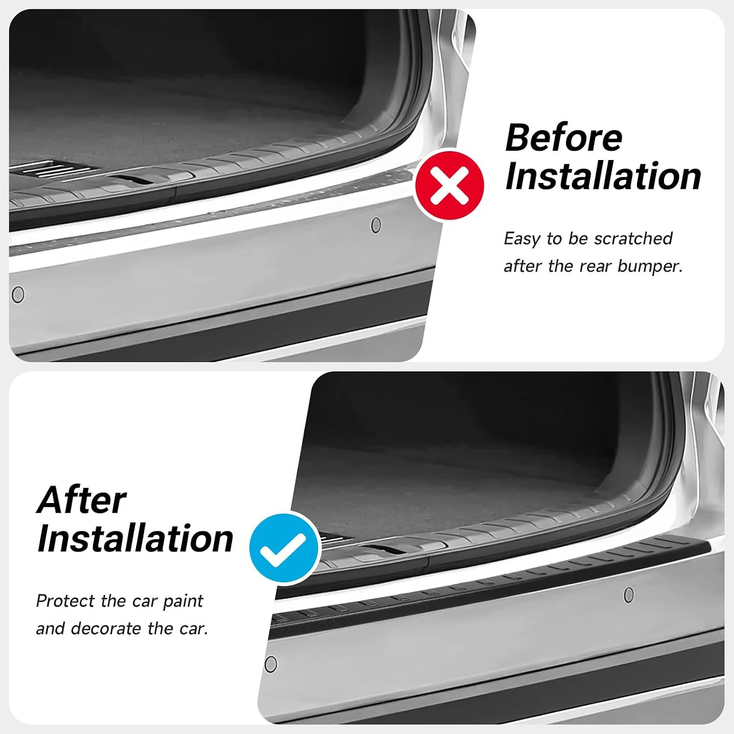 Rear Bumper Protector for Lexus 2023 2024 2025 2026 RX RX350 RX350h RX500h F …