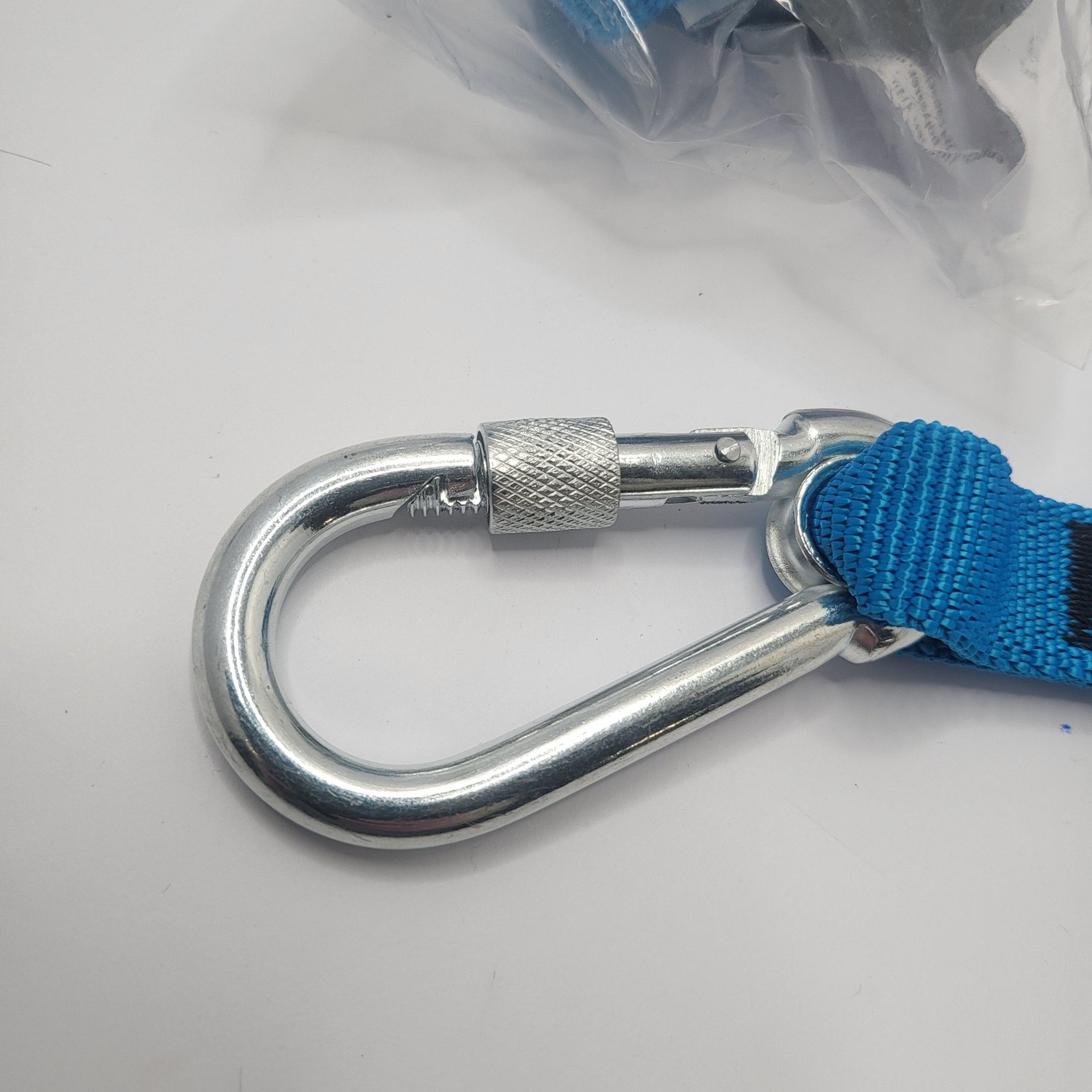 2pk GWP Palmer Safety T2203 Blue Tool Lanyard Screw Gate Carabiner 15 LB Max