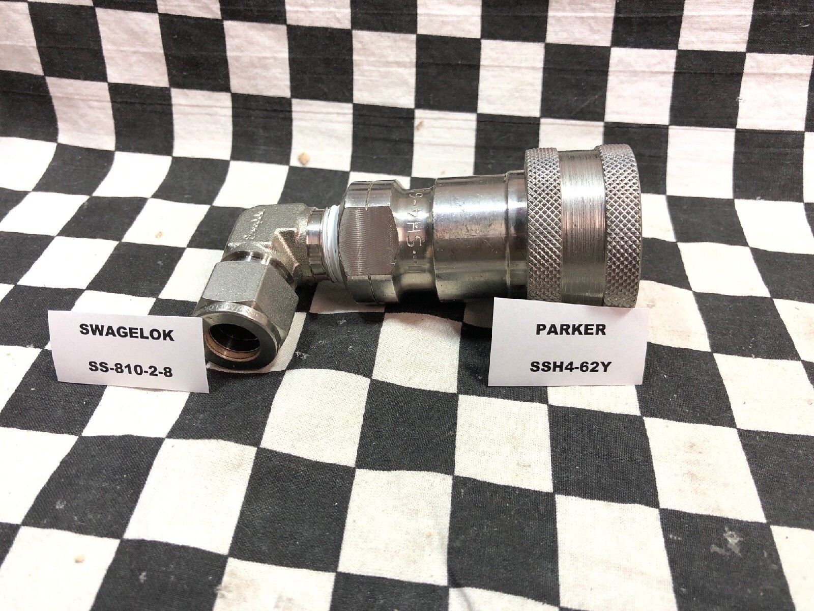 PARKER/Swagelok/Ham-Let, SSH4-62Y, SS-810-2-8, SS-12-HC-A-1211, 765LSS1 #AA18