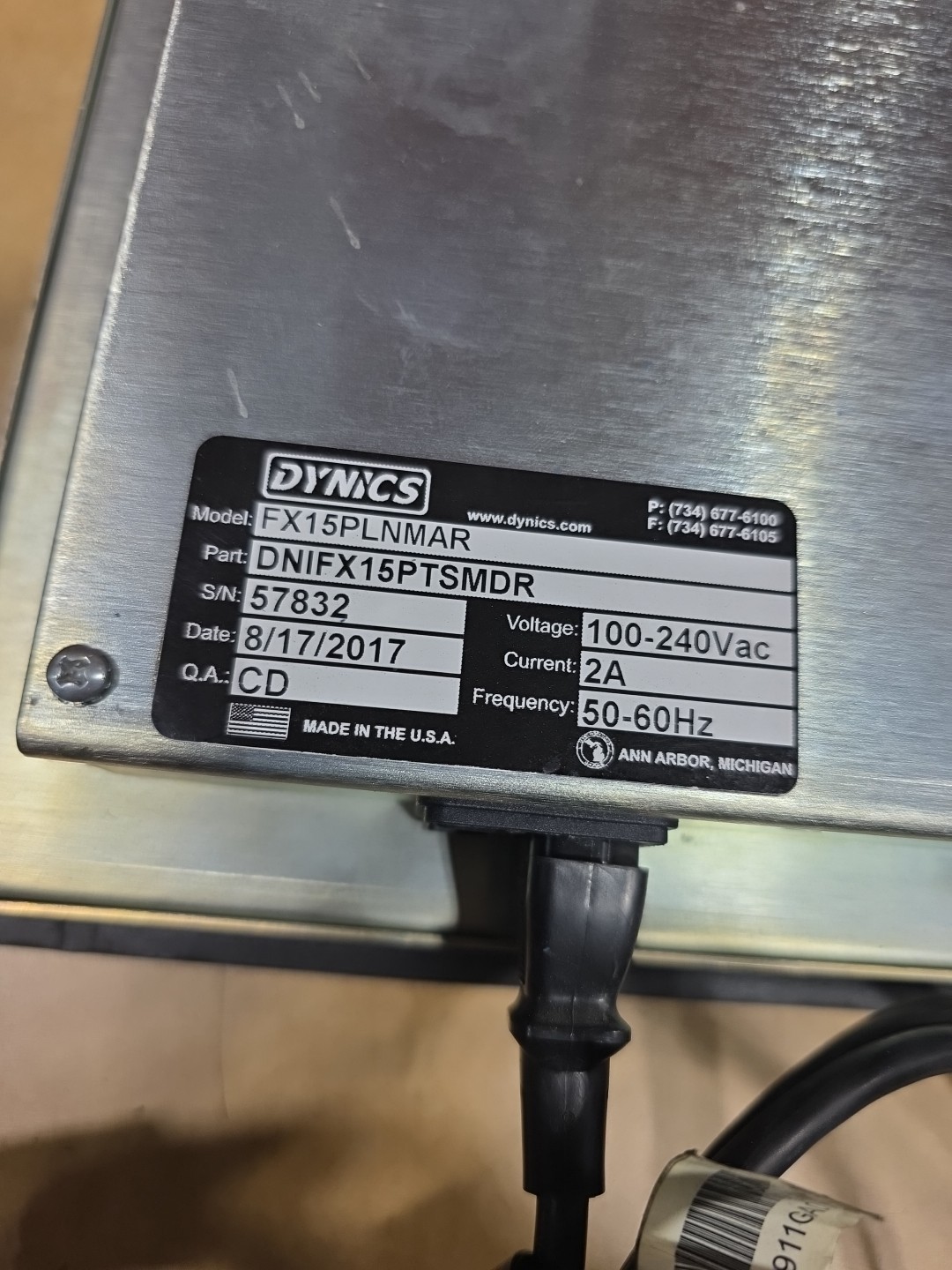 DYNICS FX15PLNMAR