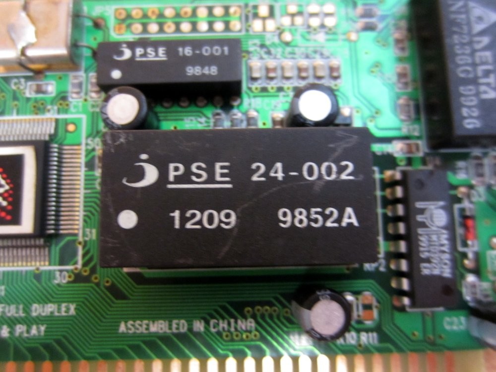 PSE 24-002 PCI Card 24002