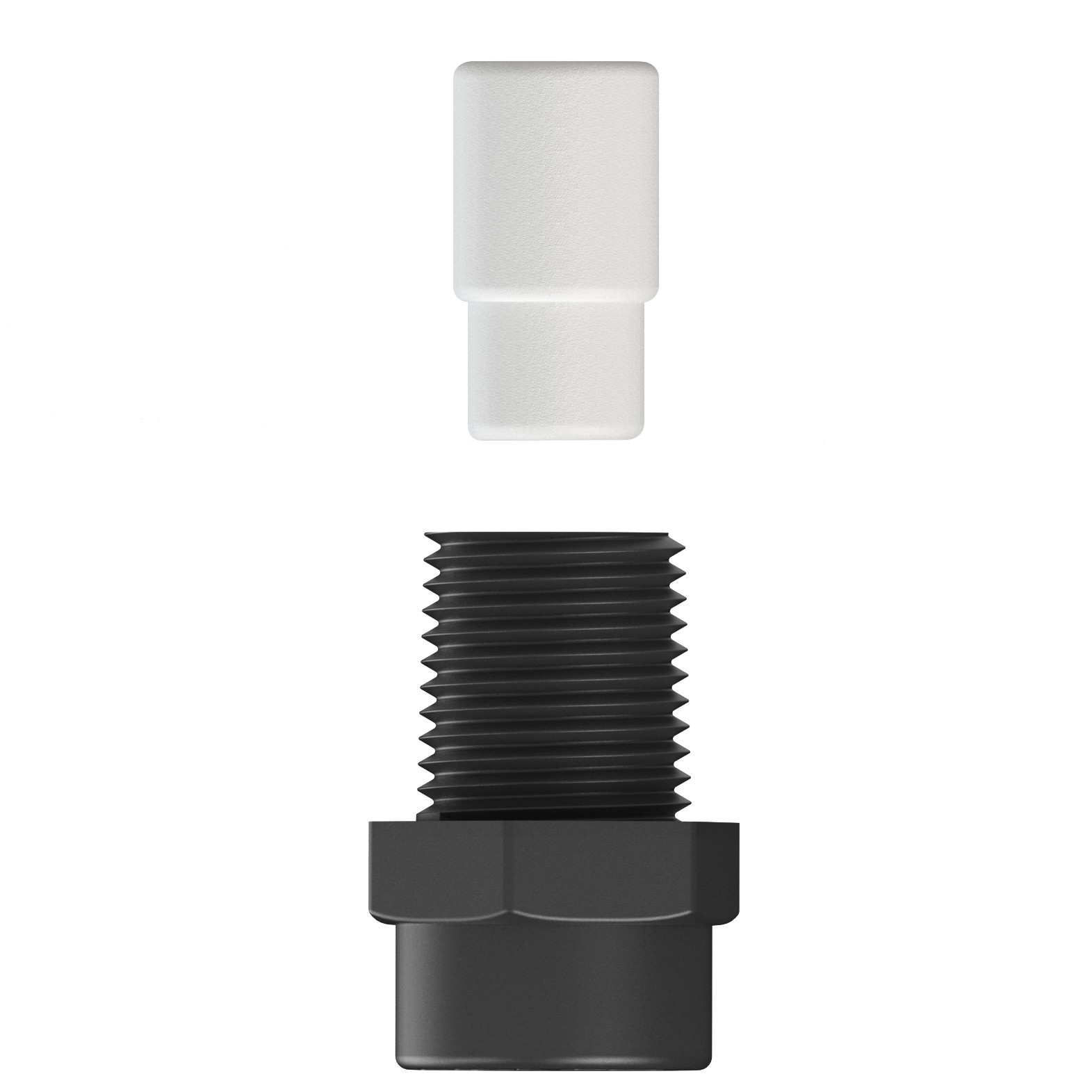 Plastic Fogger Misting Nozzle with Poly Filter Black 1/8″ NPT 3 GPH 1000 Pack