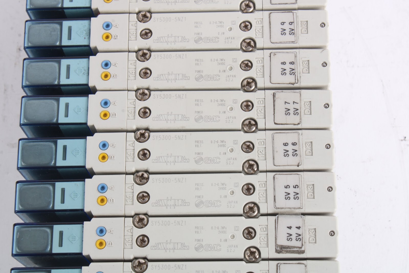 SMC EX250-SEN1 + 3x EX250-IE3 + 7x EX250-IE1 + 13x SY5300-5NZ1