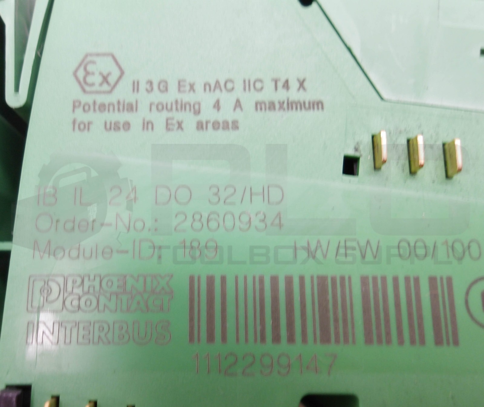 PHOENIX IB IL 24 DO 32/HD DIGITAL OUTPUT MODULE 2860934