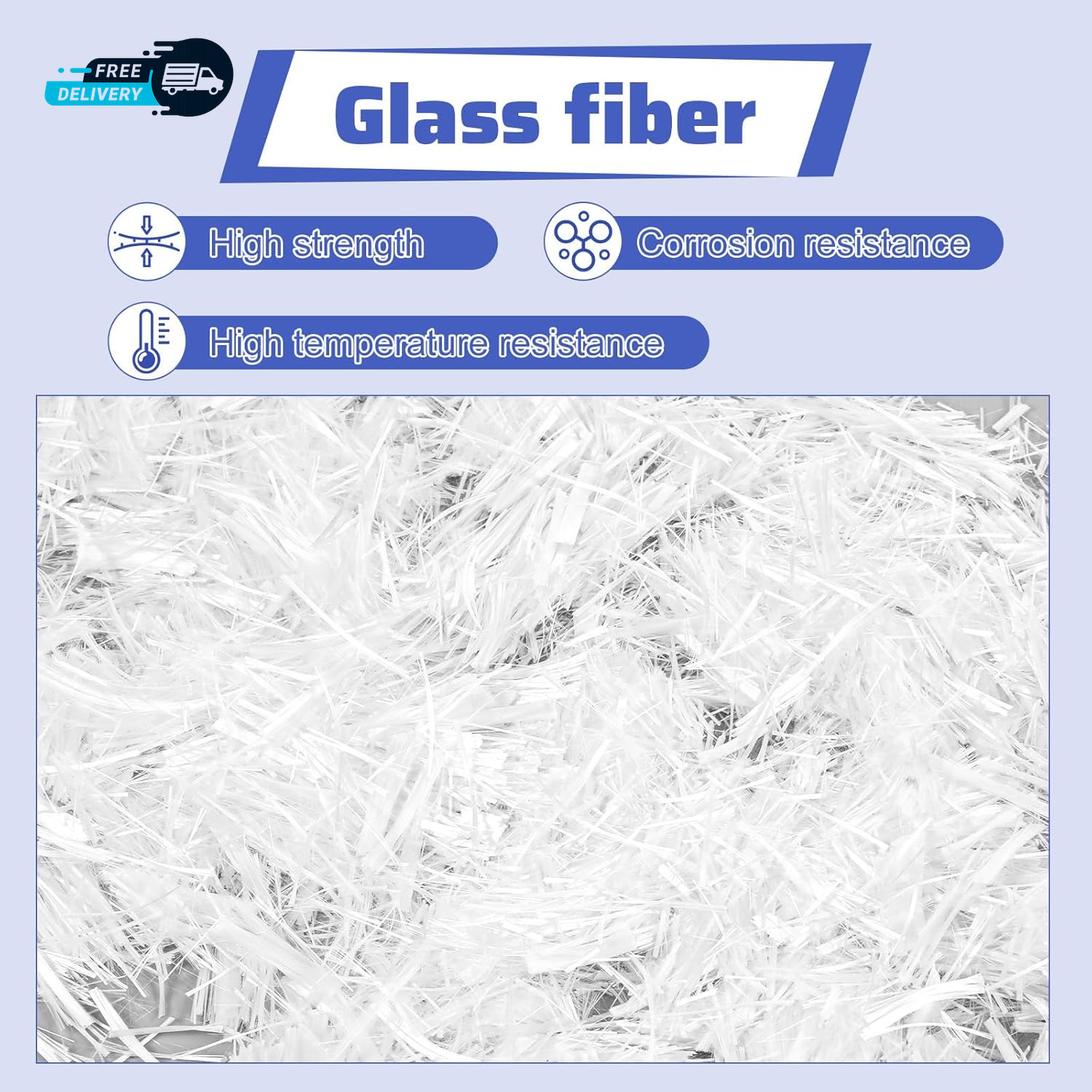 6.6 Lb Concrete Fiberglass, 3/4 Inch Fiberglass Mortar Concrete Reinforcement