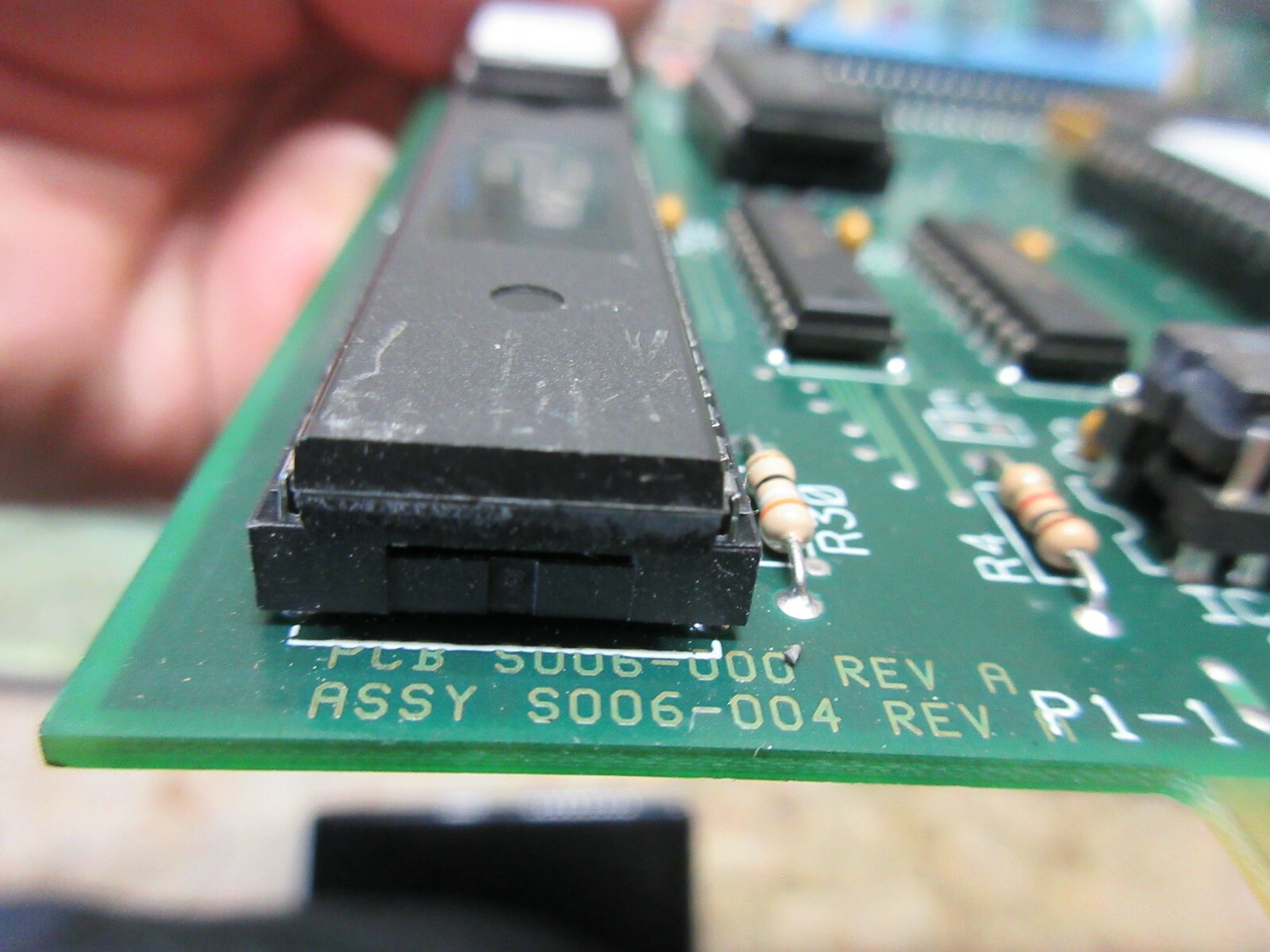 MODICON ICC BOARD P.N. 100-166 PCB S006-000 ASSY S006-004 REV.A EACH 1
