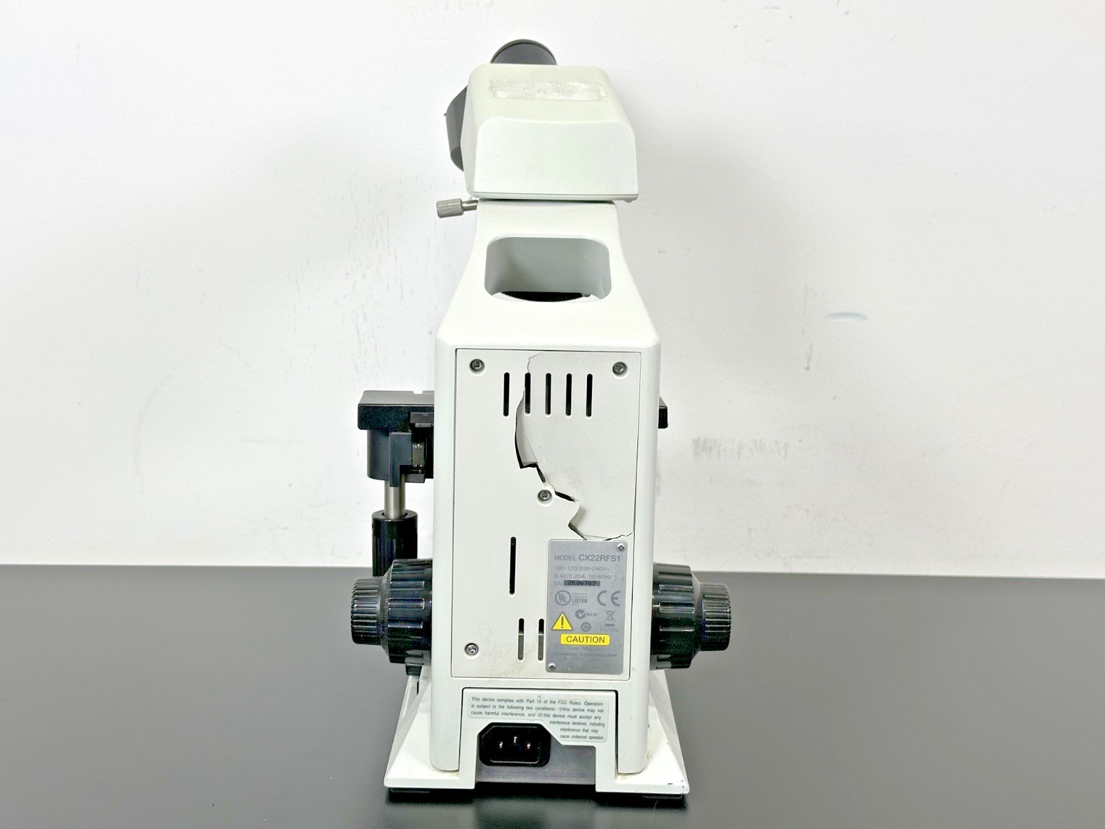 Olympus CX22 Microscope CX22RFS1 Binocular Lab Microscope PARTS/REPAIR No Power