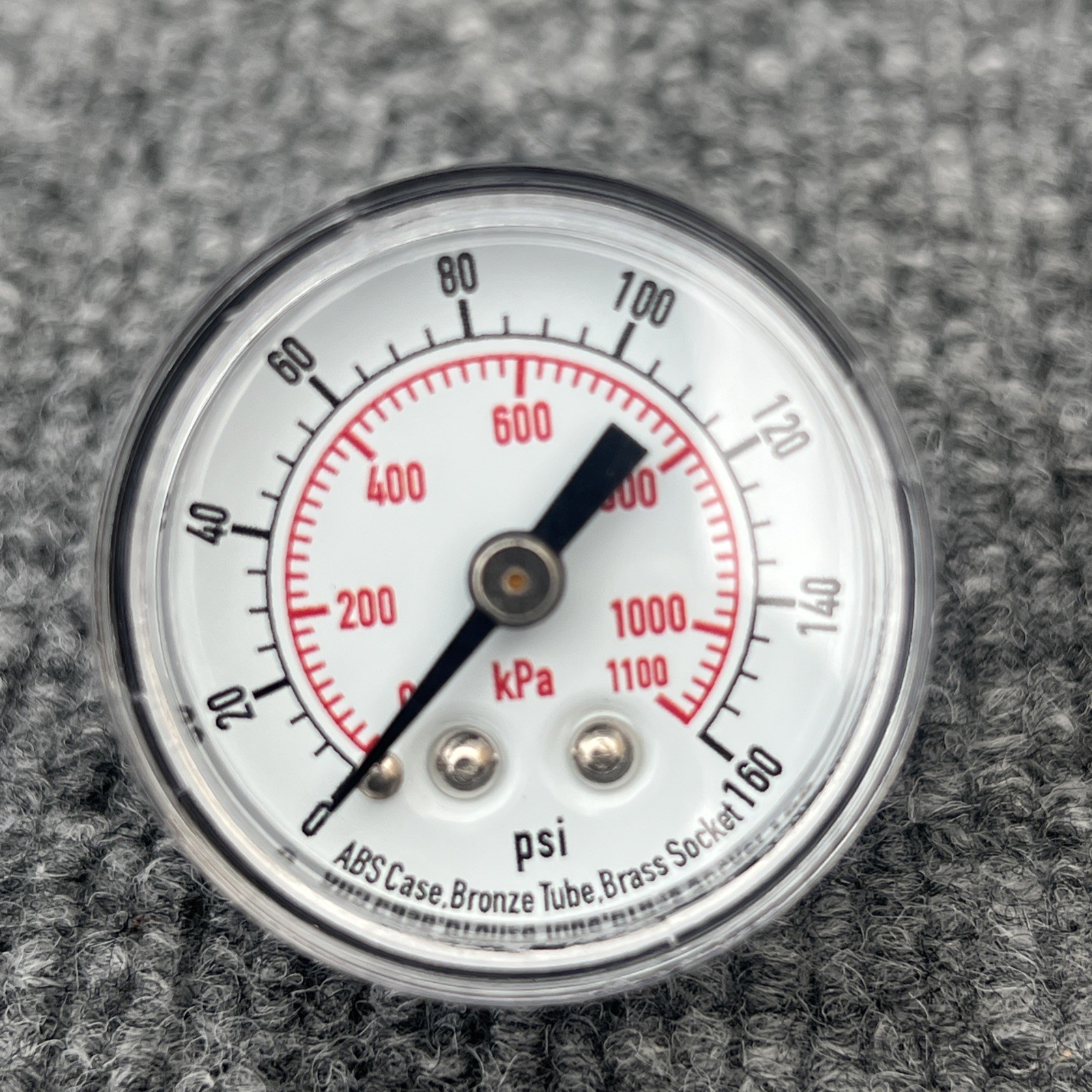 Grainger 4FLZ8B Pressure Gauge 0- 160 psi 1-1/2″ Dia New Other