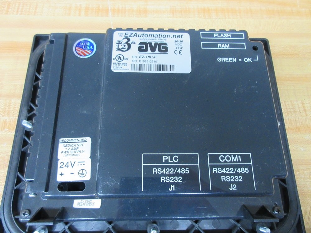AVG EZ-T8C-F EZ Automation Operator Interface EZT8CF Case Only