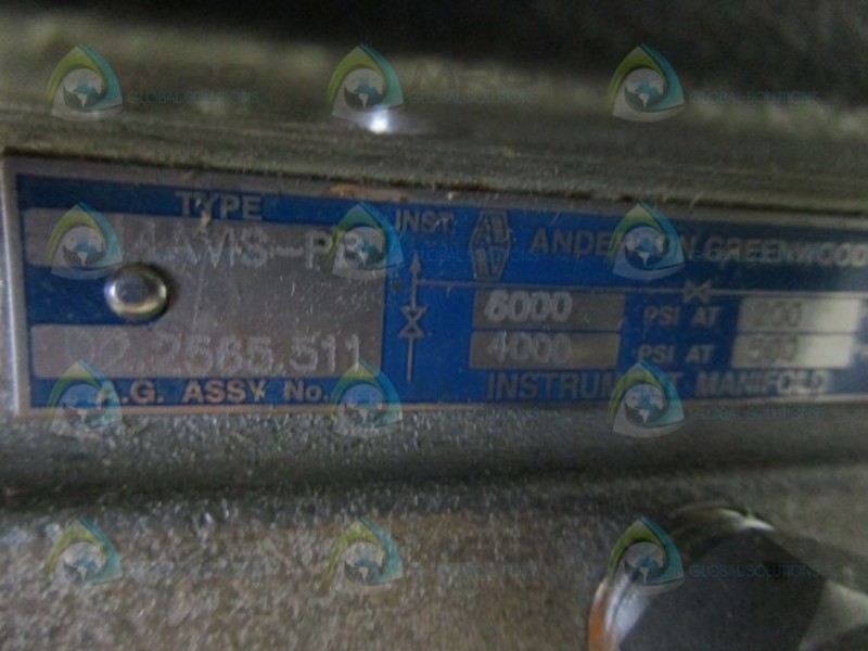 ANDERSON GREENWOOD M4AVIS-PB DIFFERENTIAL PRESSURE MANIFOLD NSNP