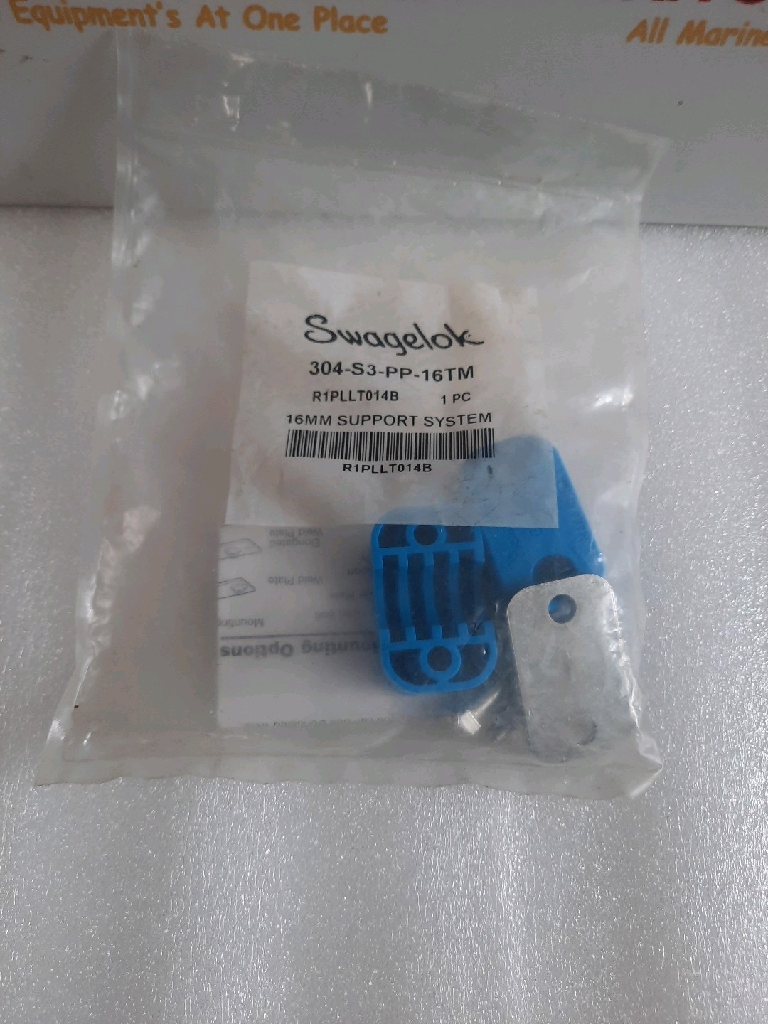 Swagelok 304-S3-PP-16TM 16MM Support System R1PLLT014B lot of 2 pcs