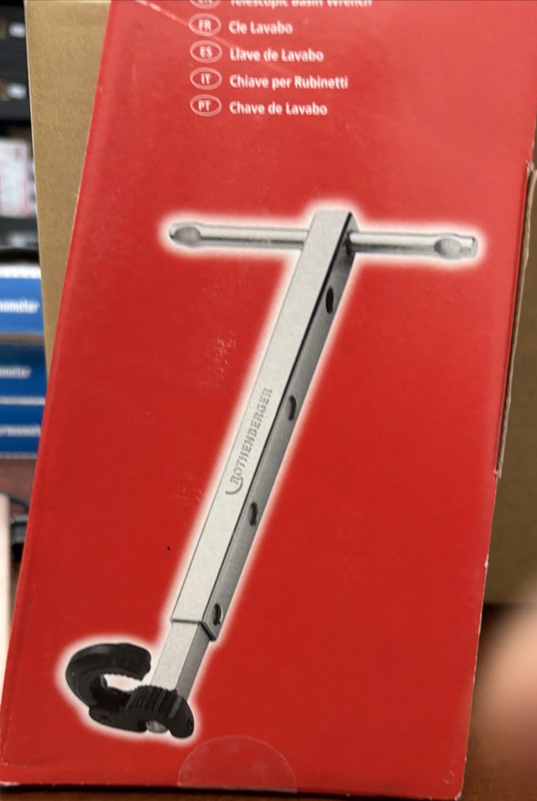 Rothenberger 70226 Telescopic Basin Nut Wrench, 18-1/2″ L Blemished Box New