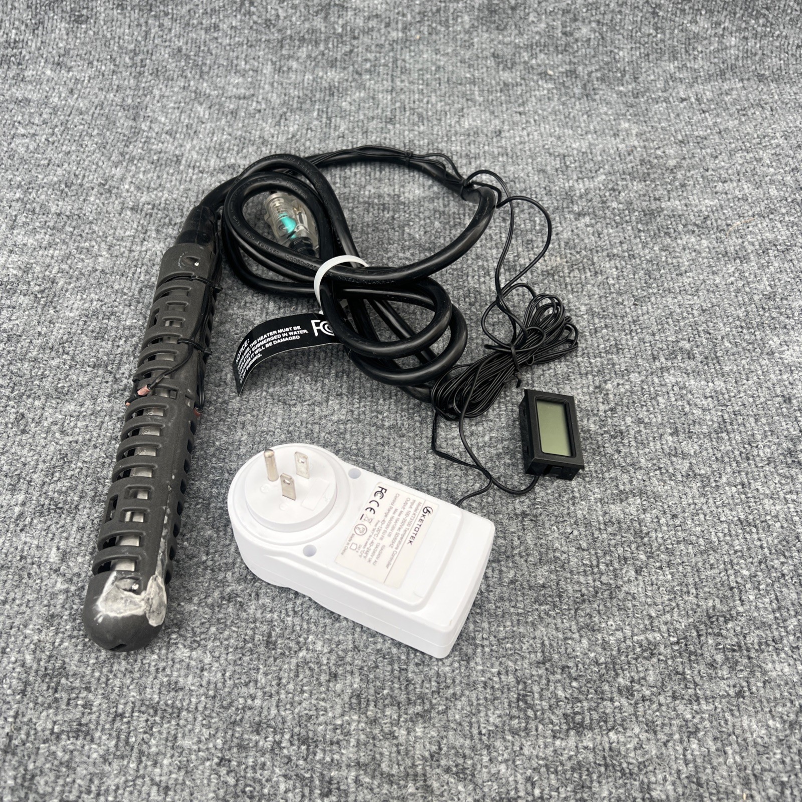 GRILLME 1500W Immersion Water Heater with Intelligent Stainless Steel 316L Used