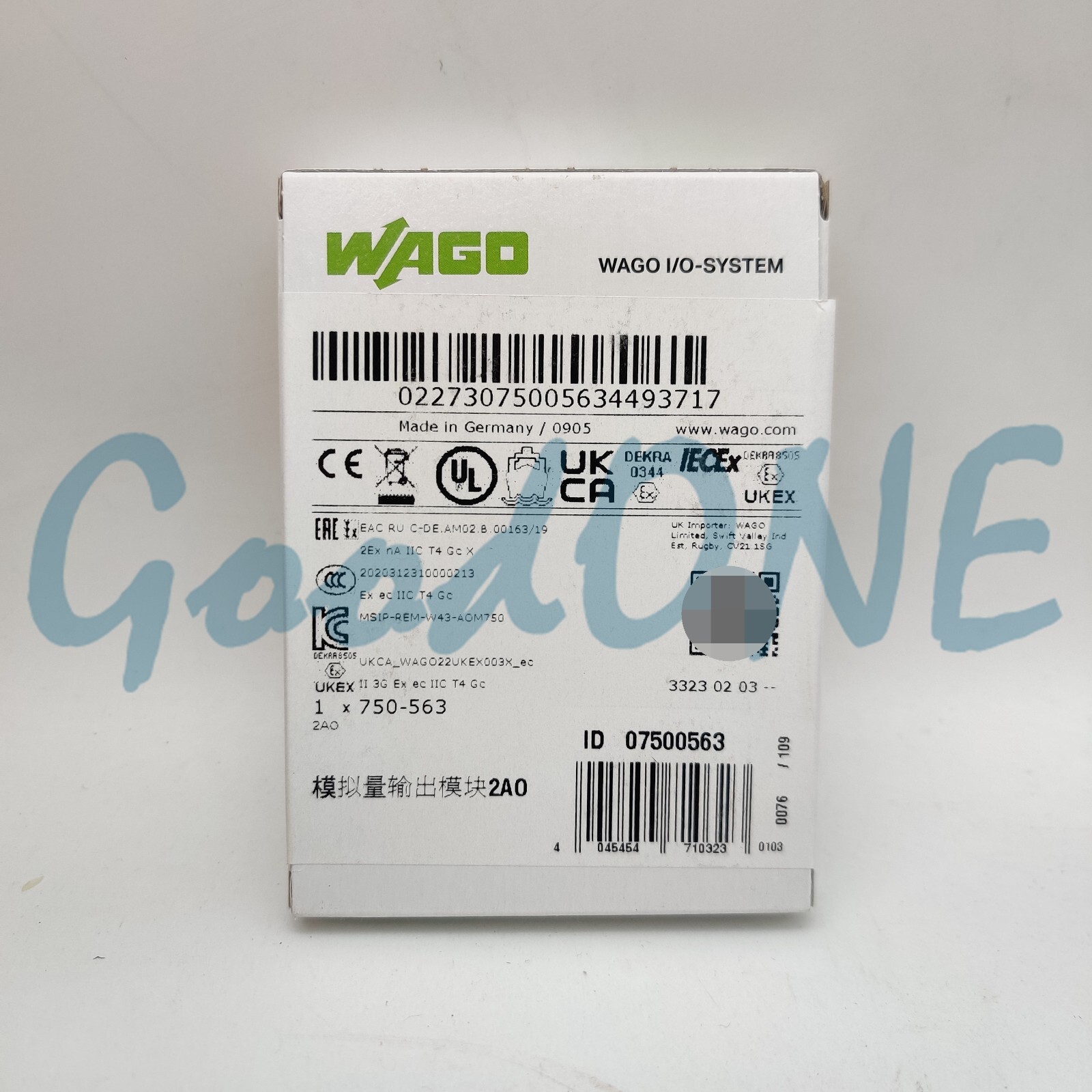 1PC Brand New Original WAGO 750-563 750563 IO Analog Output Module 2AO