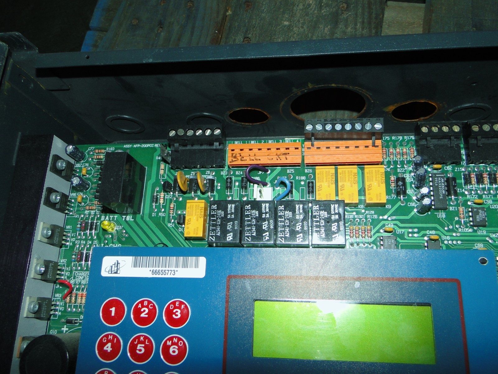 Chemetron Micro 200-I Intelligent Fire Detection and Alarm System Untested READ