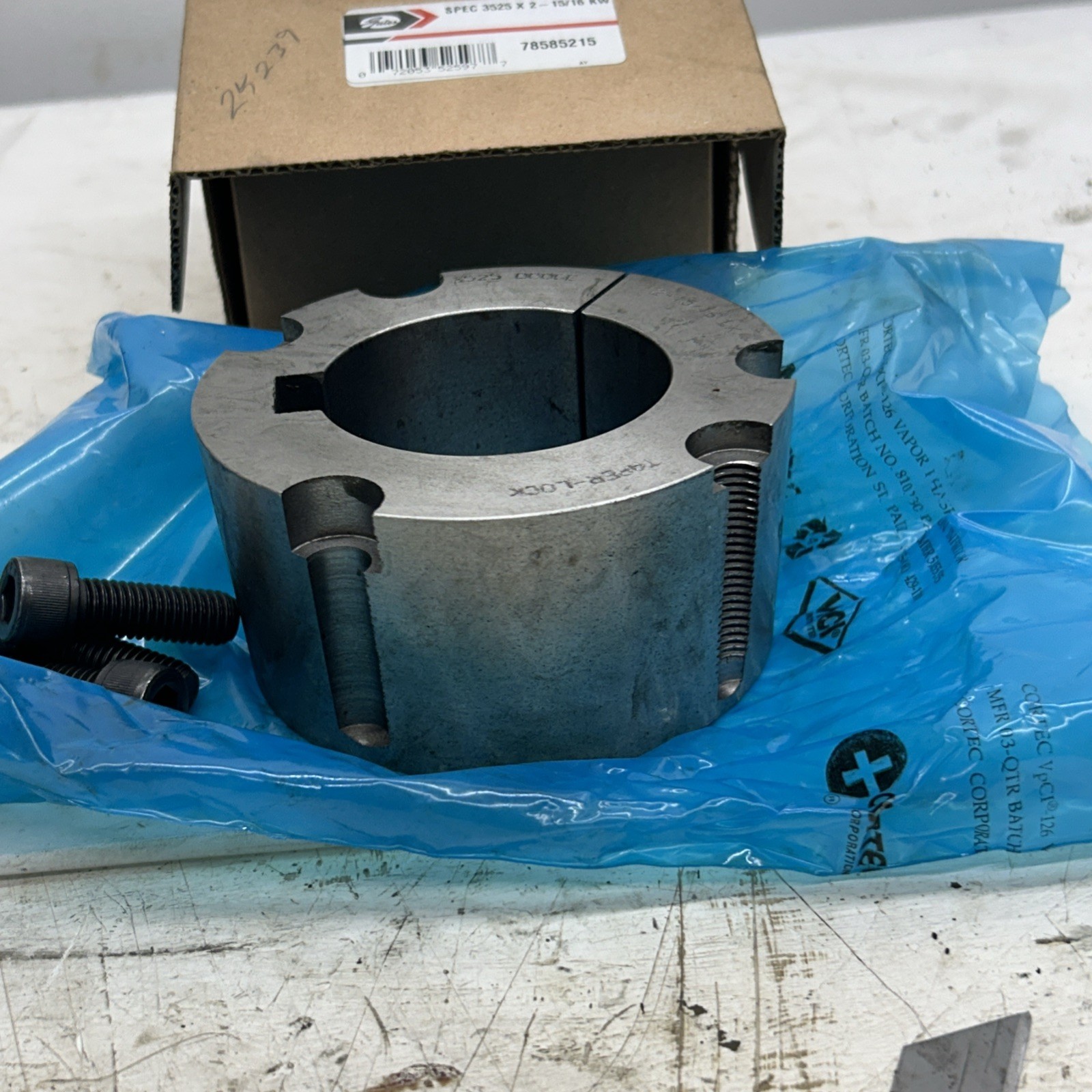 Gates 78585215 Taper Lock Bushing 3525 X 2-15/16 W/Hardware