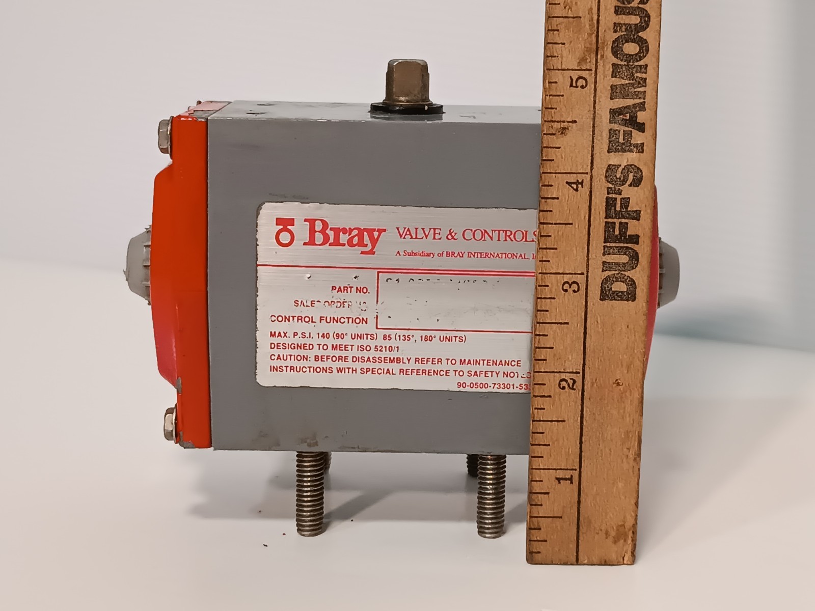 Bray Valve & Controls 90-0500-73301-533 Pneumatic Actuator, 140psi, Fail Open