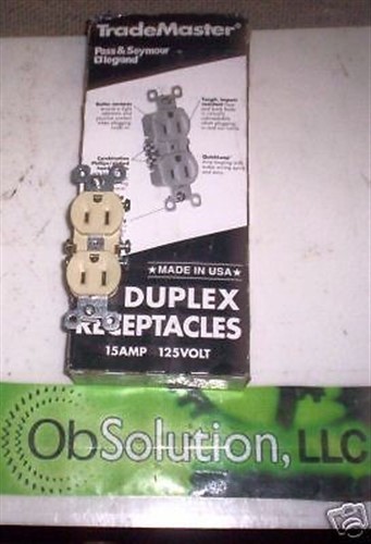 QTY:10 TRADEMASTER 15A 125V RECEPTACLES 3232-I