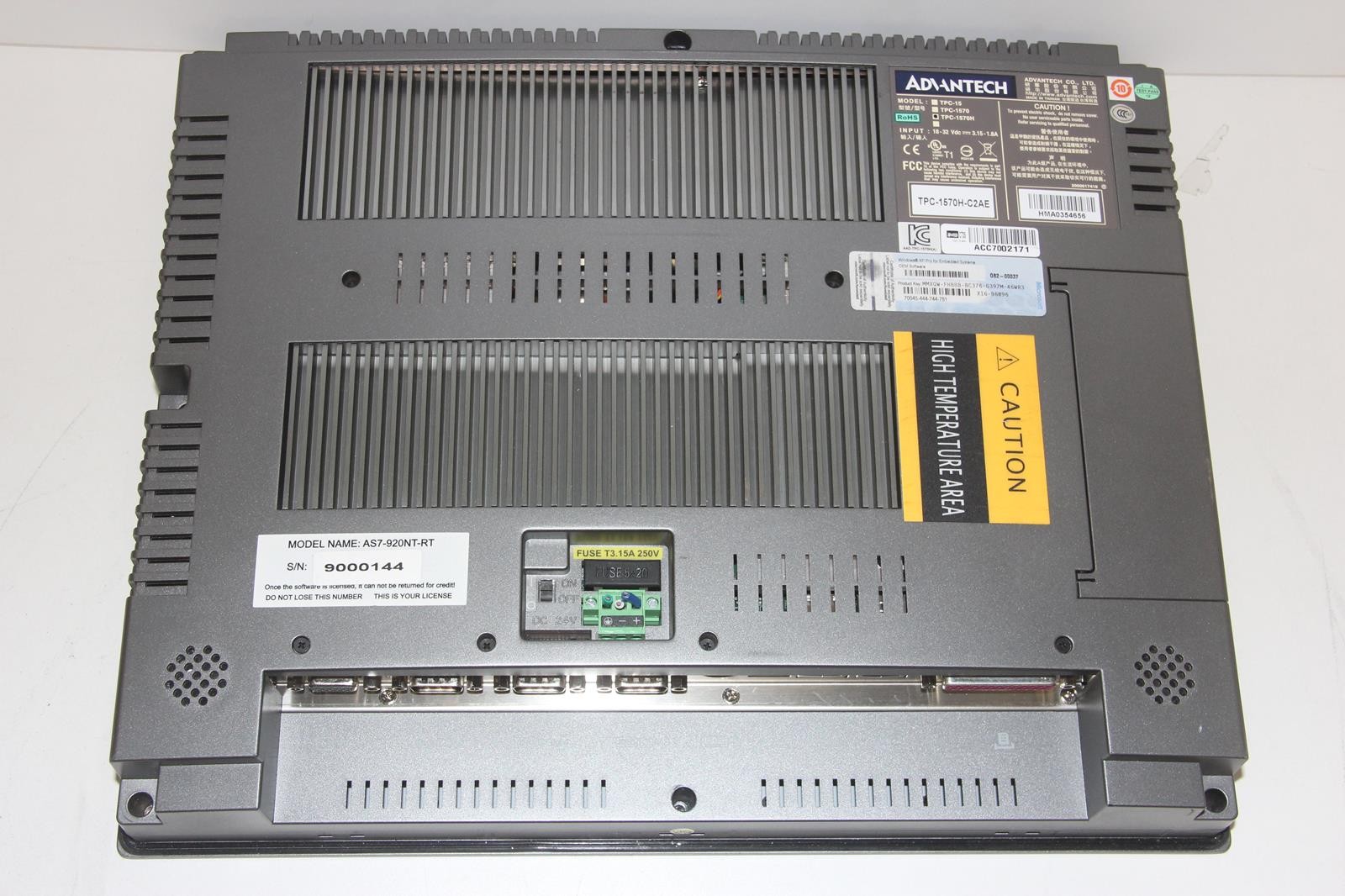 ADVANTECH TPC-1570H Touch Panel Industrial Computer