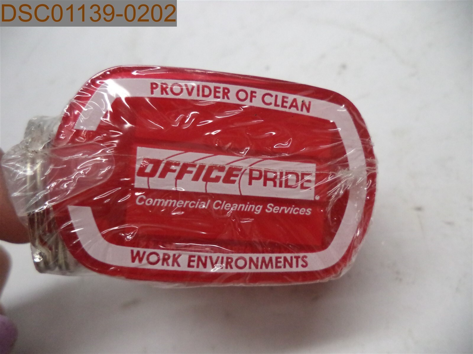 QTY = 10: Office Pride Commercial Cleaning Services Keychains, OPR-6000-RED