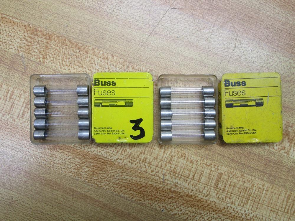 Buss AGC 1/8 Bussmann Fuse Cross Ref 4XH36 Fine Wire Element (Pack of 10)