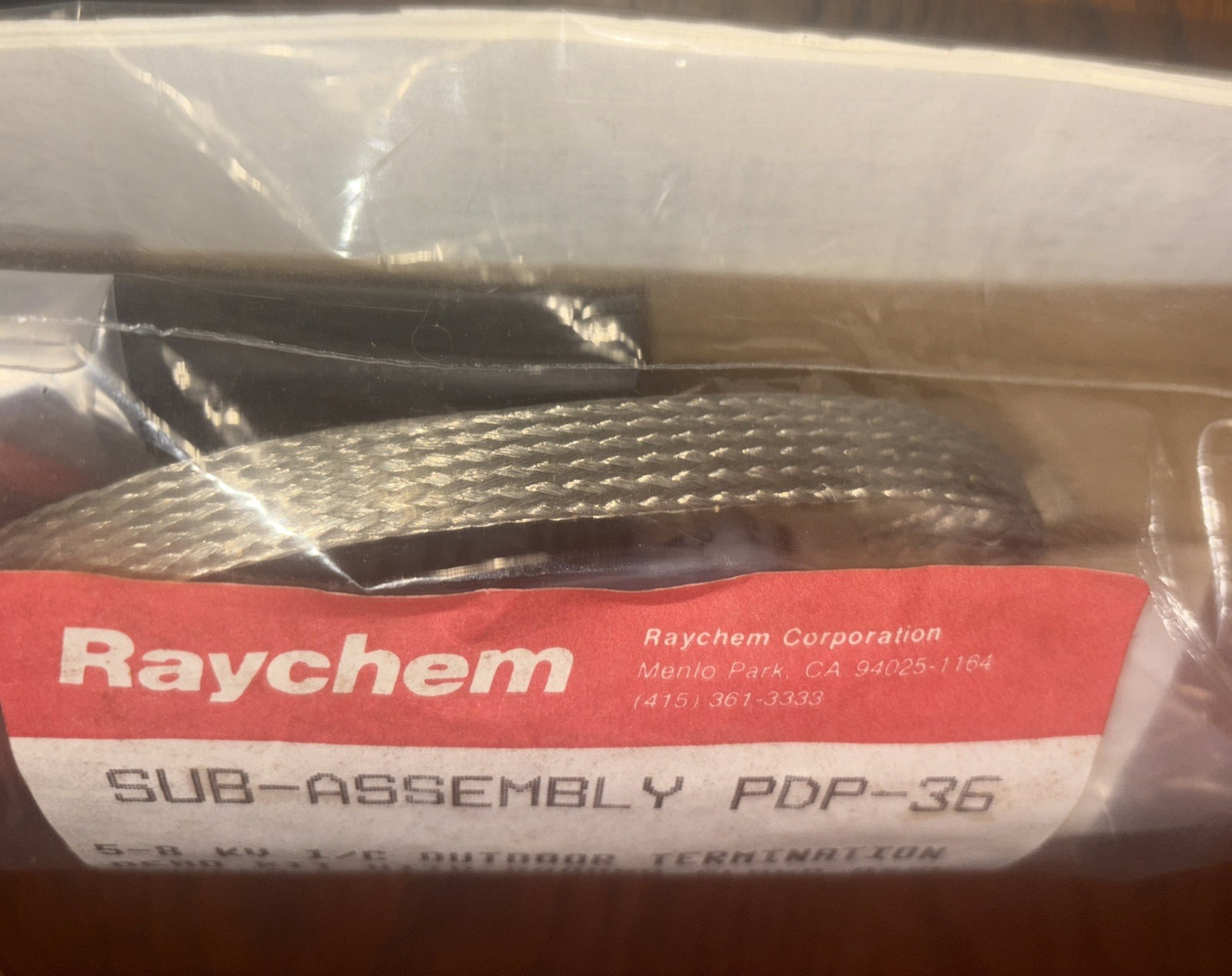 Raychem PDP-36 Outdoor Termination Demo Kit