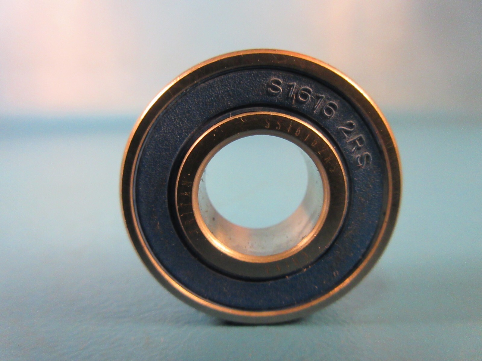 TRITAN SS1616 2RS, Radial Ball Bearing, Dbl Sealed, Contact Seal, 1/2 in Bore