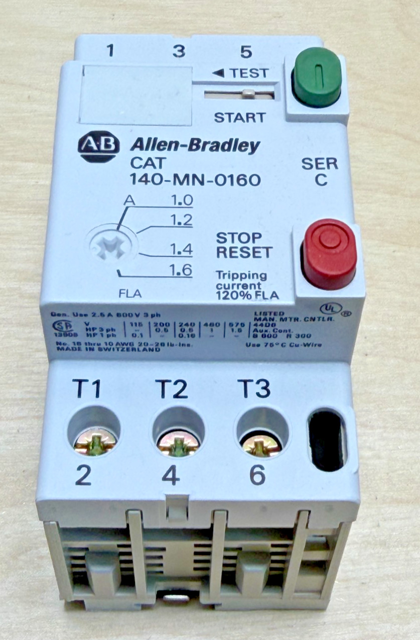 Allen Bradley 140-MN-0160 Manual Starter / Protector