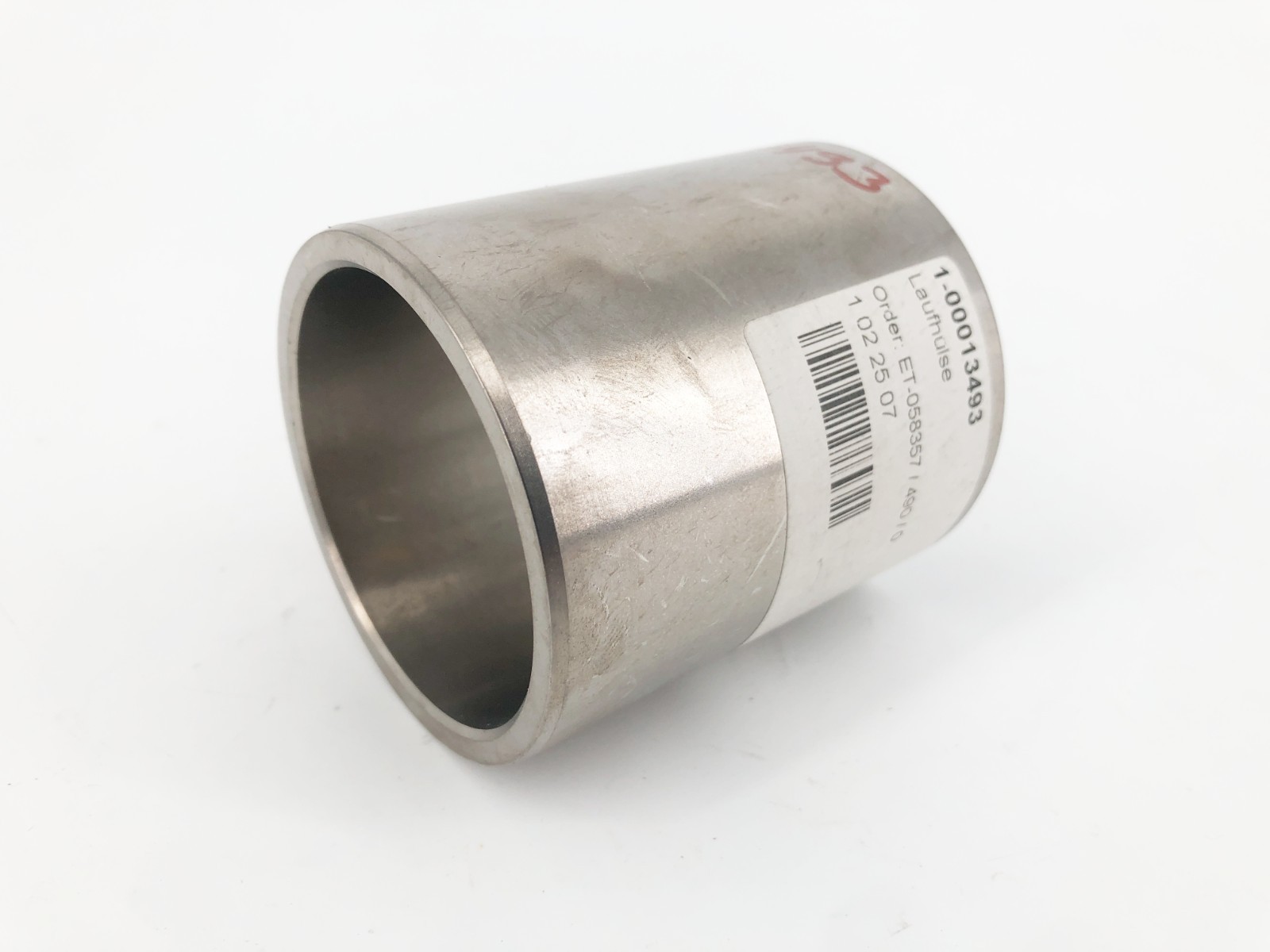 New Karl Schnell 1-00013493 Stainless Steel Bushing 2-3/4″ OD x 3″ L – No Box