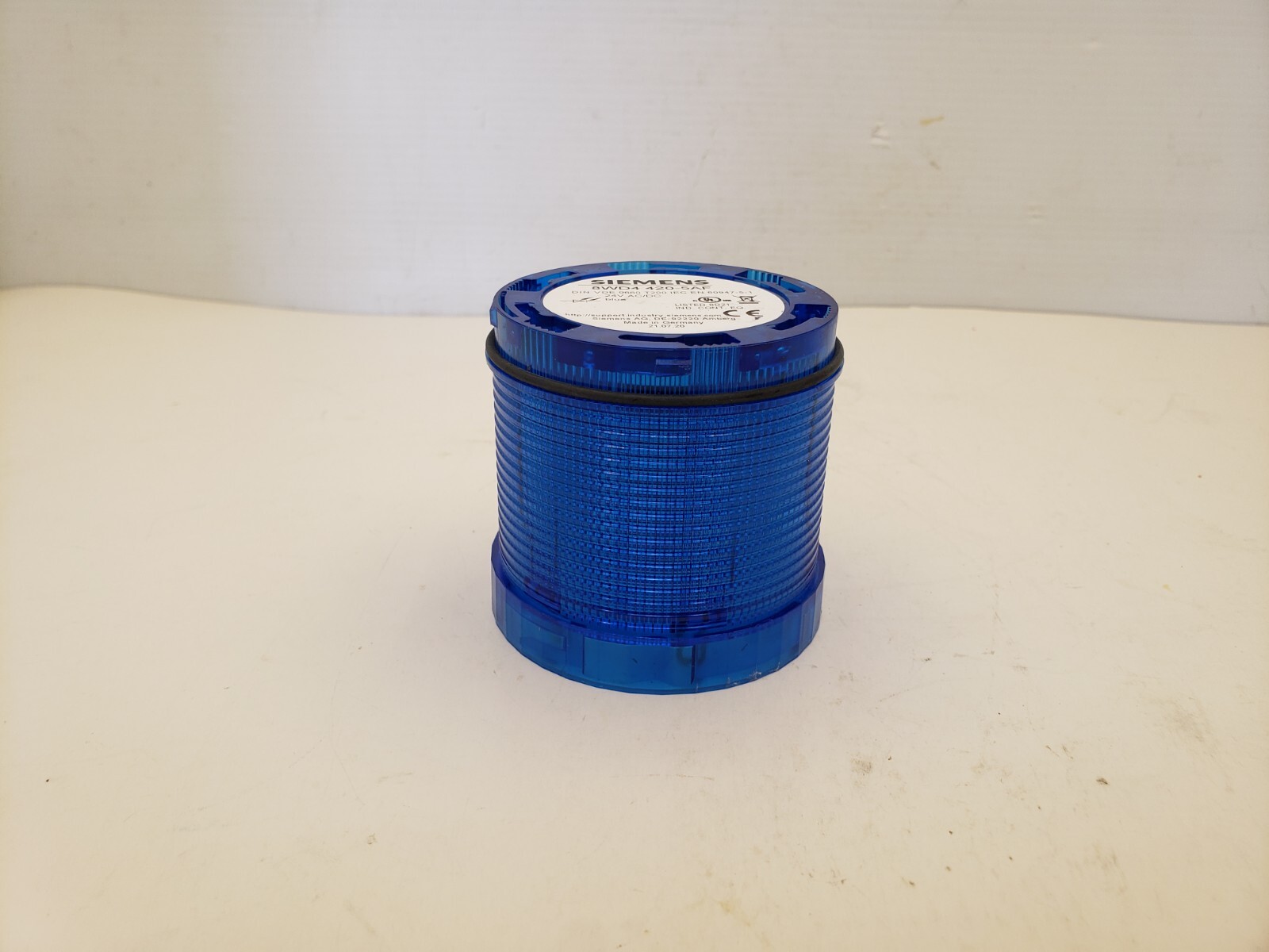 SIEMENS 8WD4 420-5AF STACK LIGHT BLUE LED 24VAC/DC