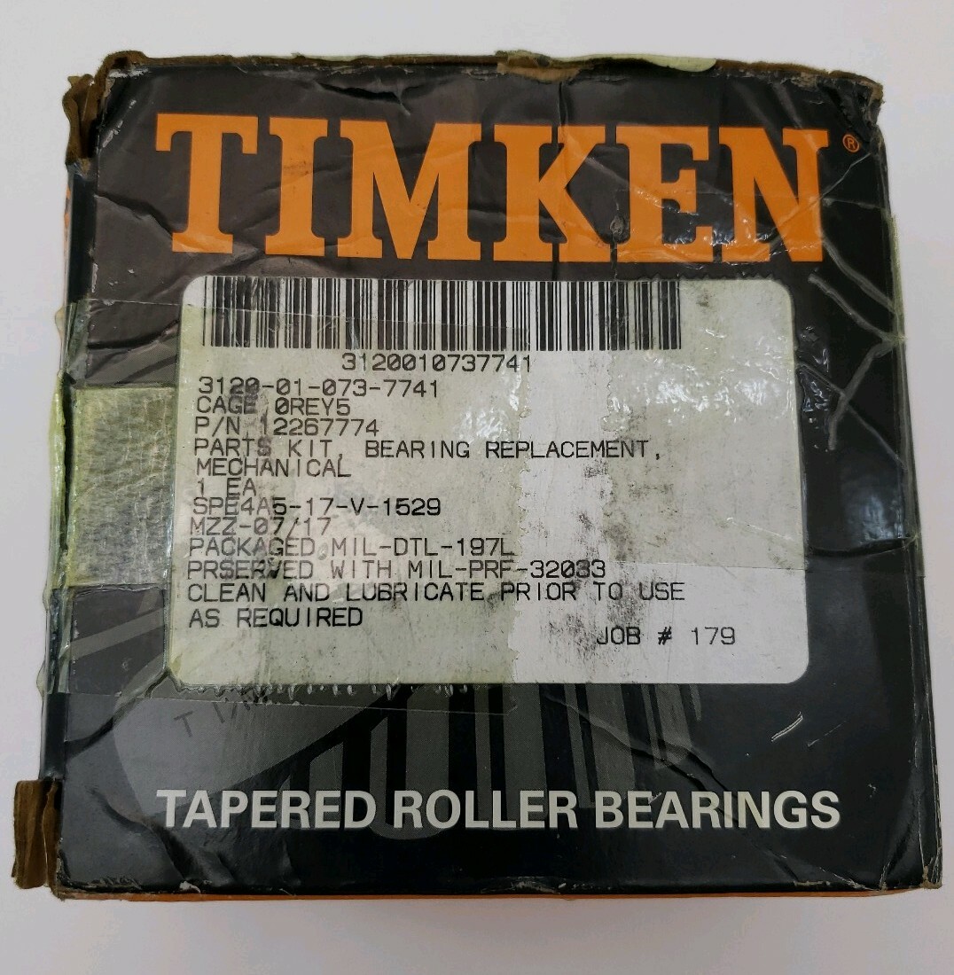 TIMKEN PARTS KIT BEARING REPLACEMENT MECHANICAL, P/N: 12267774