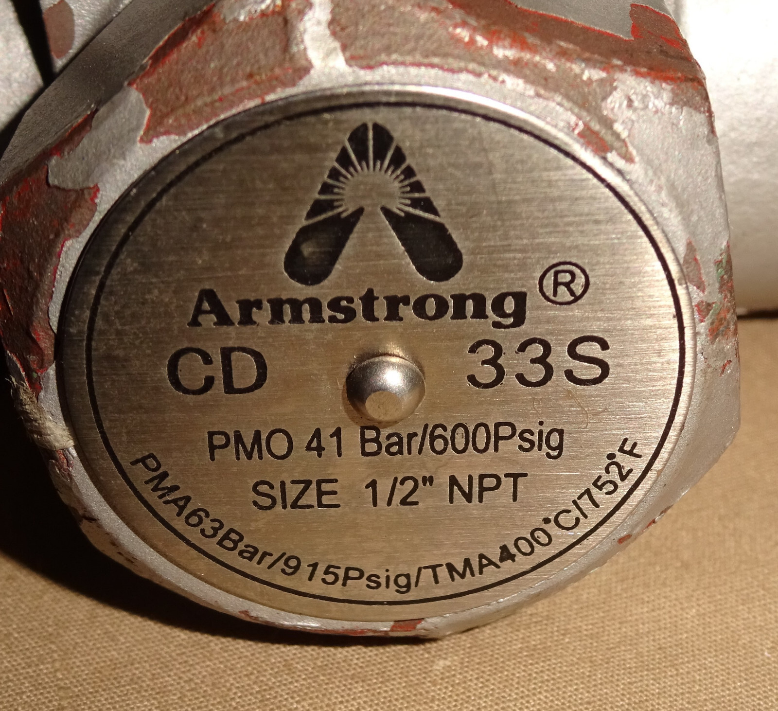 Armstrong CD33S 1/2″ NPT Steam Trap with Integral Strainer NEW