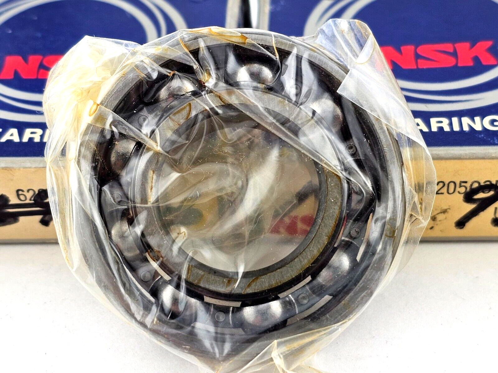 NSK Bearings 6205C3E-C5 Deep Groove Bearing, 25x52x15mm 6205C3E Lot of 2 NEW