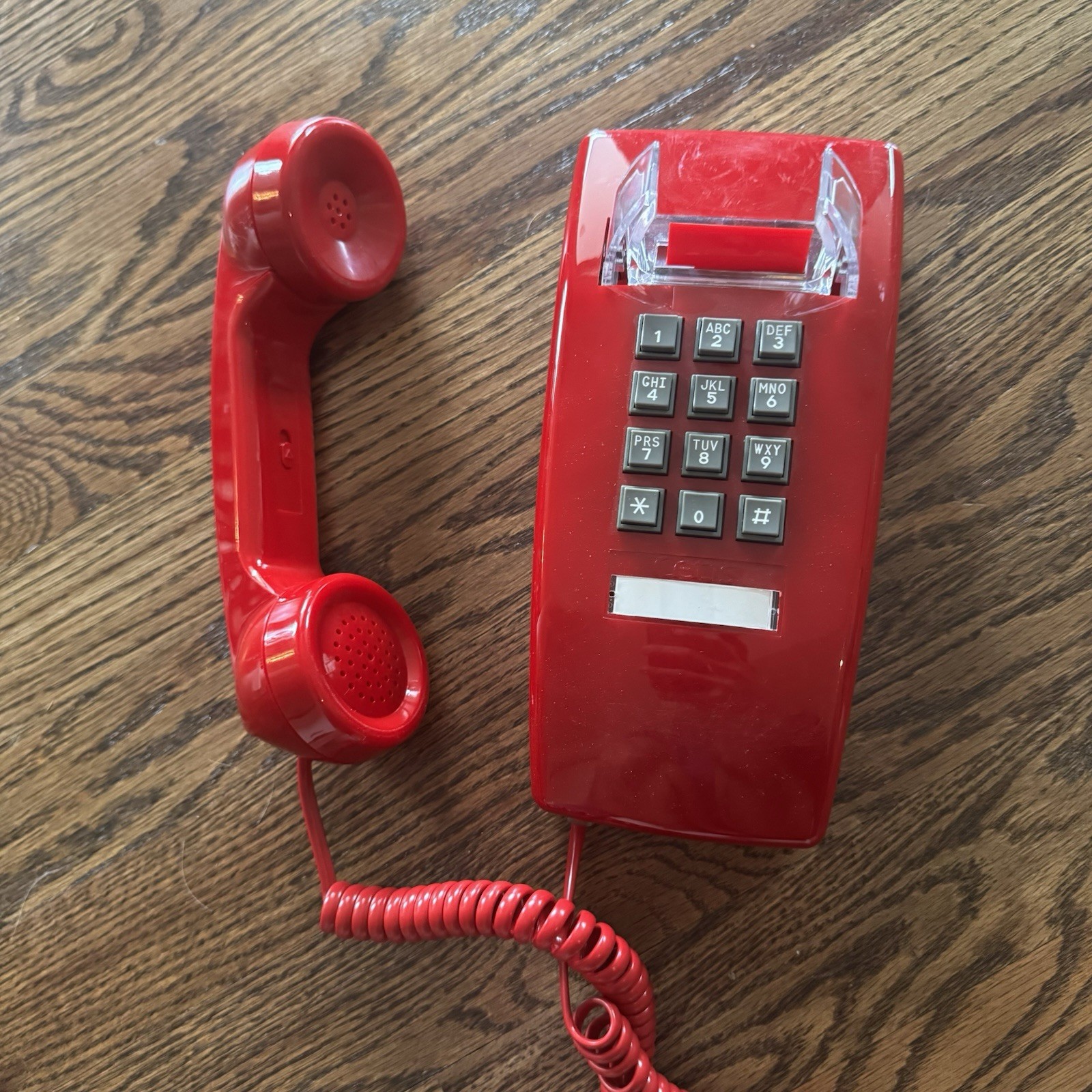 Standard Wall Phone, Red, T-25 Red W/O Mw
