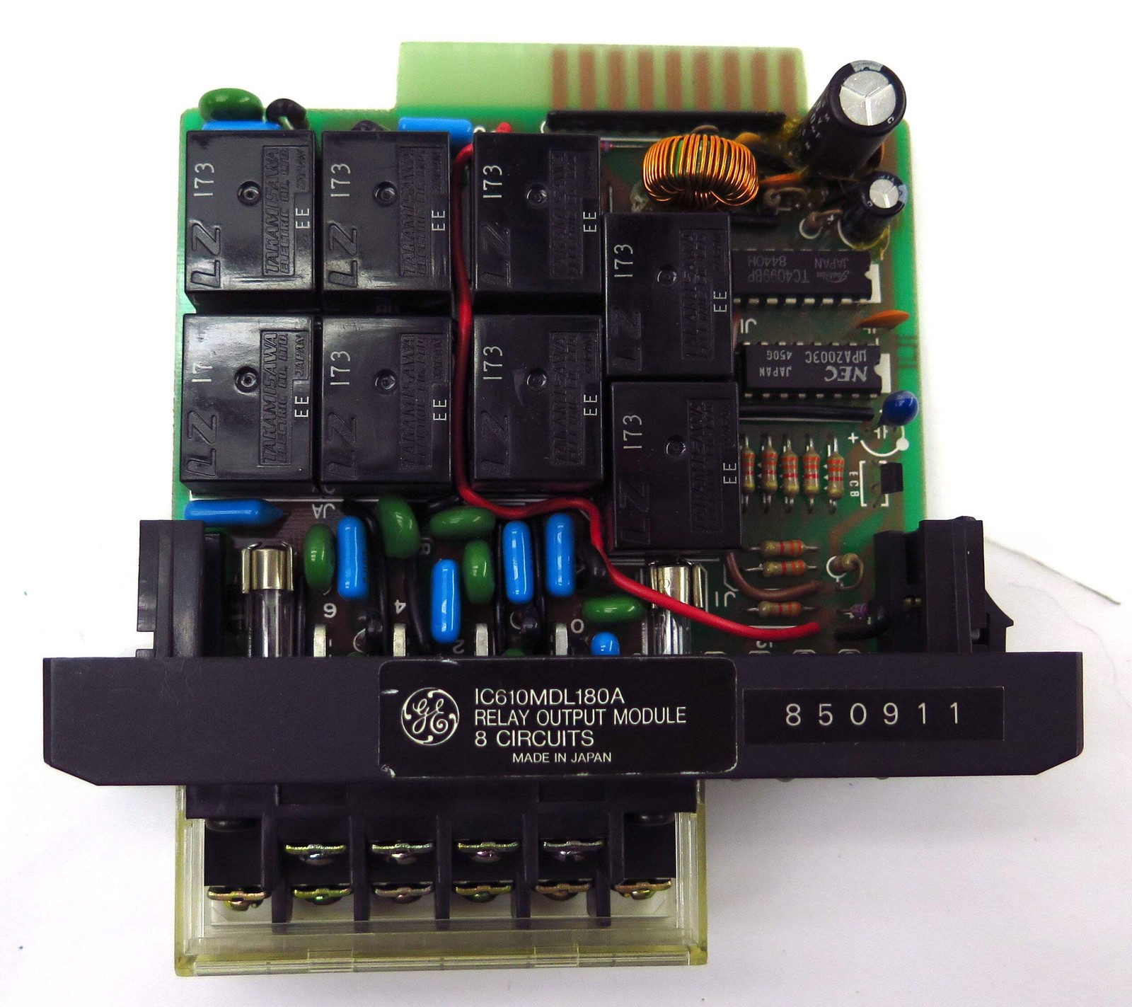 General Electric Relay Output Module 8 Circuits IC610MDL180A ( 2 ) Free Shipping